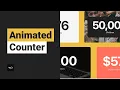 Animated Counter Widget Tutorial by Without Code