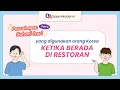 Download Lagu Ayo Belajar 70 Kalimat Ungkapan di Restoran Korea.