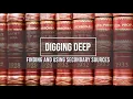 Digging Deep pt 2 Finding and Using Secondary Sources