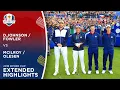 Johnson Fowler vs McIlroy Olesen Extended Highlights 2018 Ryder Cup