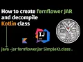 How to create fernflower JAR and decompile Kotlin class to Java using a command line