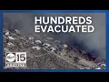 Hundreds evacuated as Diamond Fire grows to 2 500 acres in north Scottsdale