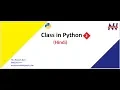Python Tutorial in Hindi Class in Python Hindi Manish Nain