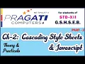 Chapter-2 Cascading Style Sheets and Java Script Part-3