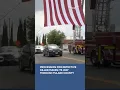 Procession for detective killed makes its way through Tulare County