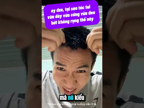 Ay dza, tại sao tóc tui vừa đay vừa cứng vừa đen, bứt không rụng thế này #ryanlongfitness #rungtoc