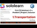 Sololearn First C CPP Transportation - Project Solution No-Talking Programming sky24omg