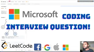 MICROSOFT Coding Interview Question - Binary Tree Zigzag Level Order Traversal LeetCode