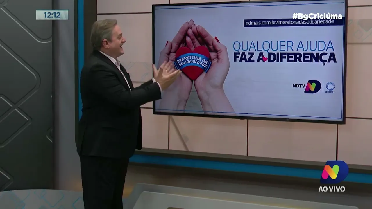 Maratona da Solidariedade: Grupo ND promove campanha para arrecadar alimentos