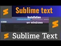 How to Install Sublime Text 4 on Windows 11