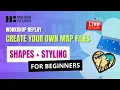 Workshop Create Layered Map Files Learn Styling and Custom Shapes Layered Maps by Maker Studio