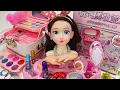 Download Lagu [toy asmr] Doll Skincare \u0026 Makeup Head ASMR 💄인형 화장놀이 스킨케어 | Satisfying Unboxing