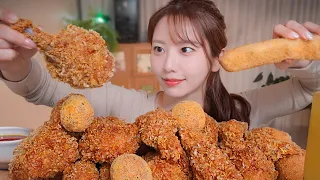 다이어트 전 마지막 치킨🍗 콰삭킹 먹방 ASMR | BHC Chicken Mukbang ASMR