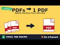 Merge Multiple PDFs into ONE File INSTANTLY AI-Built Excel Macro