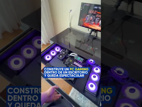 Construye un PC GAMING en un ESCRITORIO 🤯 #pcgaming #gaming #videojuegos #vandal