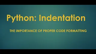 Python Indentation Error How to Find and Fix Common Mistakes Python tutorial 2