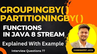 GroupingBy and PartitioningBy Mastering Java Stream API