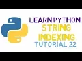 Python Tutorial String Indexing Python HINDI