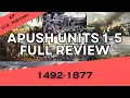 APUSH First Semester FULL REVIEW 1492-1877