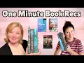 One Minute Book Recs - Dark Romance Cheating Post Apocalyptic Romantic Suspense Fantasy