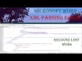 XML Parsing Error - Quick Fix