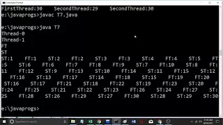 Name and Priority of Threads in Java in Telugu