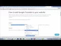 How to add multiple language on your website with google translate
