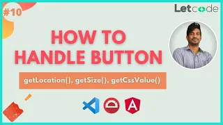 Interact with buttons Protractor tutorial LetCode