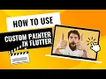 How to use Custom Painter in Flutter Custom Painter Flutter Paint Draw Shapes in Flutter