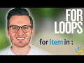 Python Day 68 For Loops - Learn How to Iterate Over Data Efficiently