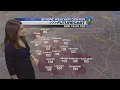 Sunday afternoon forecast update from Meteorologist Jaclyn Shearer