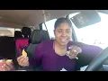 Trying out my new portable food tray Taco Felix tacos