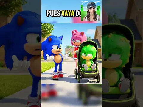 Sonic y Amy tienen un HIJO... ¡y es Bombardiro Crocodilo! 🐊😱