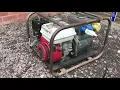 Honda GX140 5hp Site Generator for sale on ebay 2019