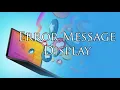 Lecture 14 Displaying the Error Messages to User Error Alert In PHP Build Social Network PHP MySQL