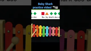 Baby Shark Easy Piano and Xylophone Practice