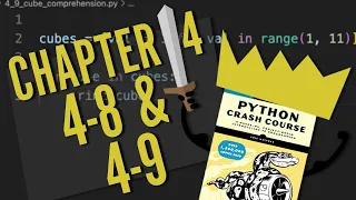 Python Crash Course Chapter 4 Try It Yourself 4-8 4-9 Beginner Walkthrough