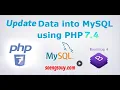Update Data in MySQL Using PHP 7