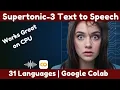 Supertonic 3 on Google Colab Free Unlimited Text-To-Speech Tutorial