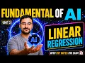 Linear Regression Supervised Learning ML Machine Learning AI Btech BSc Diploma BCA