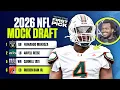 2026 NFL Mock Draft LIVE From NFL Combine Rueben Bain Jr Reacts To His Pick