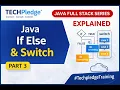 Java If Else Switch Statement Explained Conditional Statements Java Full Stack - Part 3