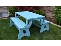Convertible Picnic Table and Bench