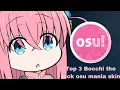 Top 3 Bocchi the Rock osu mania skin for u guy D Osu Mania