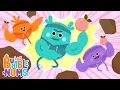 Lagu Salsa De Duraznos Poderosos | Los Bumble Nums | Caricatura Para Niños