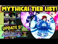 UPDATE 5 TIER LIST BY CATEGORY IN ANIME ADVENTURES