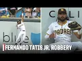 Download Lagu Fernando Tatis Jr. ROBBERY 😱 Gets UP and stops potential Rafael Devers home run | ESPN MLB