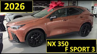 NEW 2026 Lexus NX 350 F SPORT 3 - Bold Copper Crest Colour