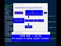 Metric BMI Calculator App using Python
