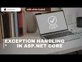 Asp NET Core Exception Handling UseDeveloperExceptionPage UseExceptionHandler